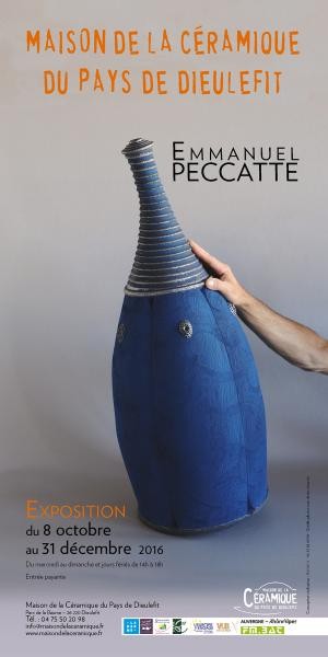 Exposition céramique Emmanuel Peccatte à la Maison de la Céramique de Dieulefit (Drôme) jusqu'au 31 décembre 2016