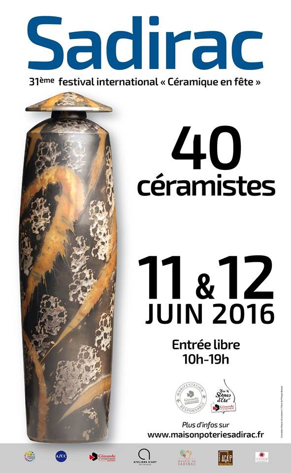 Céramique en fête à Sadirac (33) les 11 et 12 juin 2016