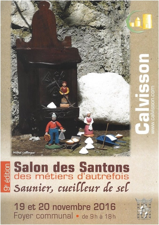 Foire aux santons de Calvisson (Gard) les 19 et 20 novembre 2016