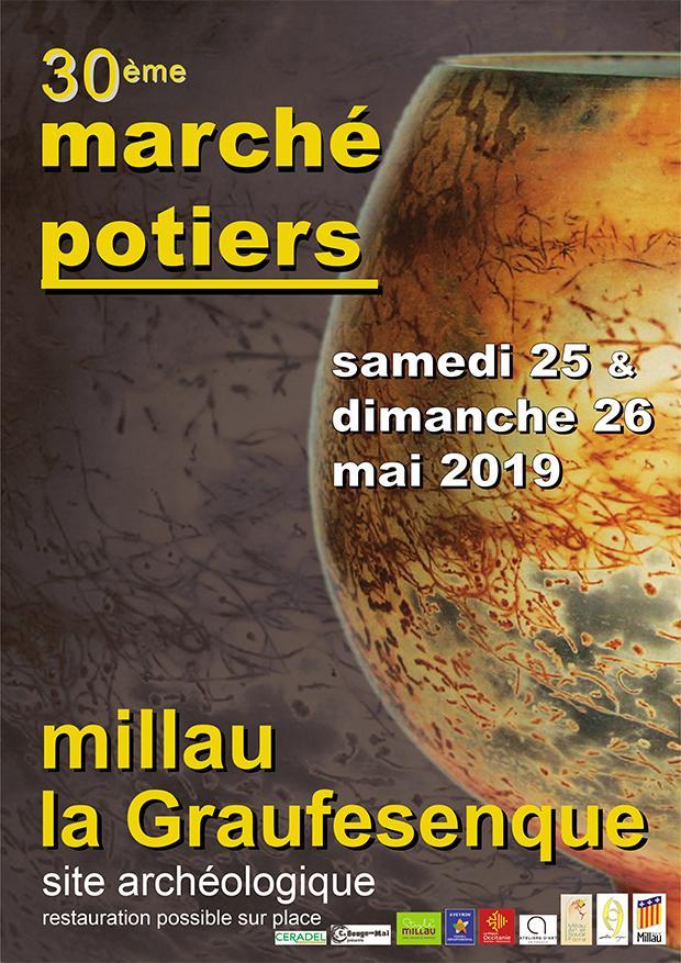 Marché potier de Millau (Aveyron) les 25 et 26 mai 2019, La Gaufresenque