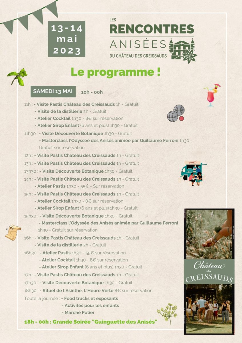 marche-potier-chateau-creissauds-mai-2023-programme-samedi