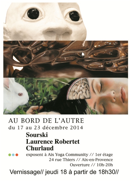 Exposition Sourski céramique à Aix en Provence - Noel 2014
