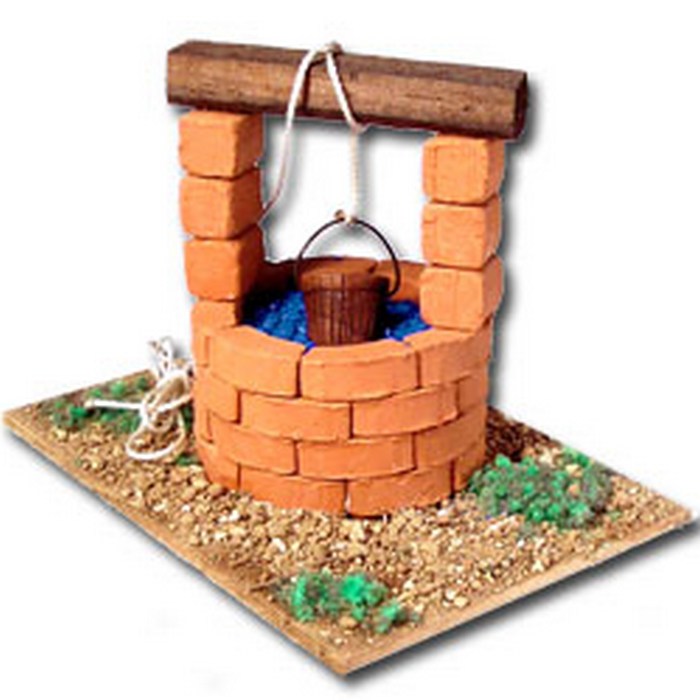 Le Santon créatif - Tuiles et briques en kit, accessoires, santons et animaux à peindre, pour construire son village de la crèche de Noël