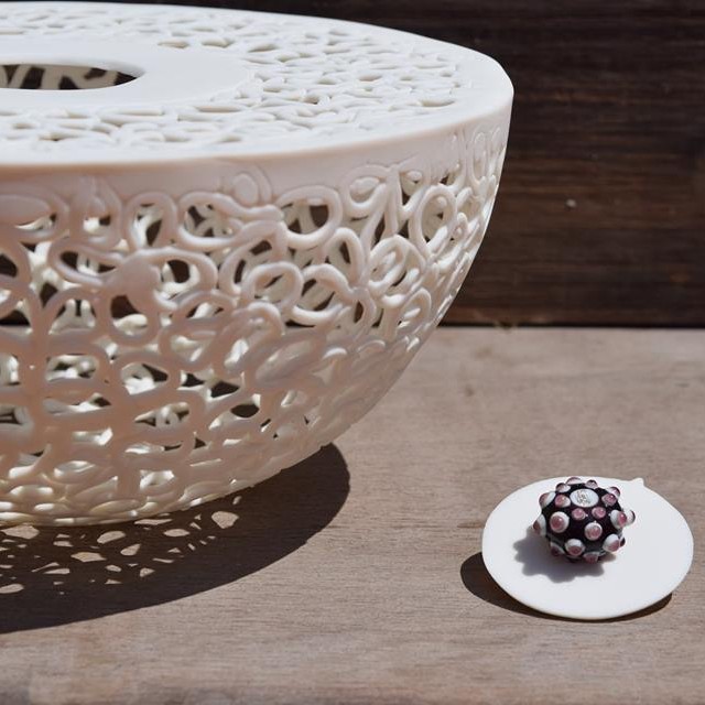 Atelier Loupmana céramique Muriel Lovo Porcelaine Objets de décoration Pièces uniques 06600 Antibes